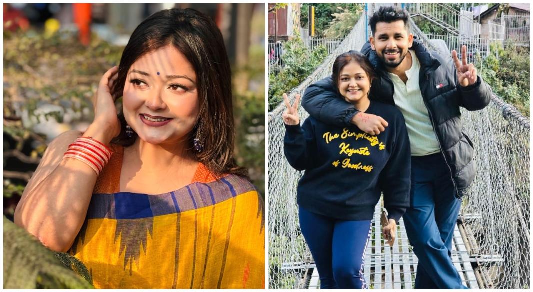 আফরা ইভনাথ খান ইকরা ও অভিনেতা যাহের আলভী।