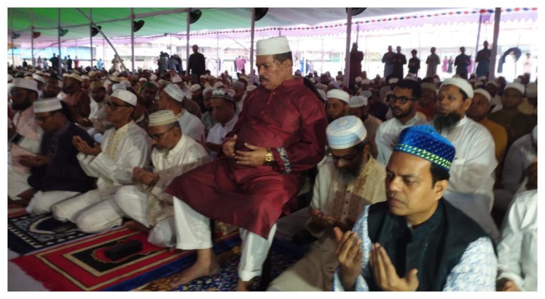 বরিশালে ঈদের জামাত