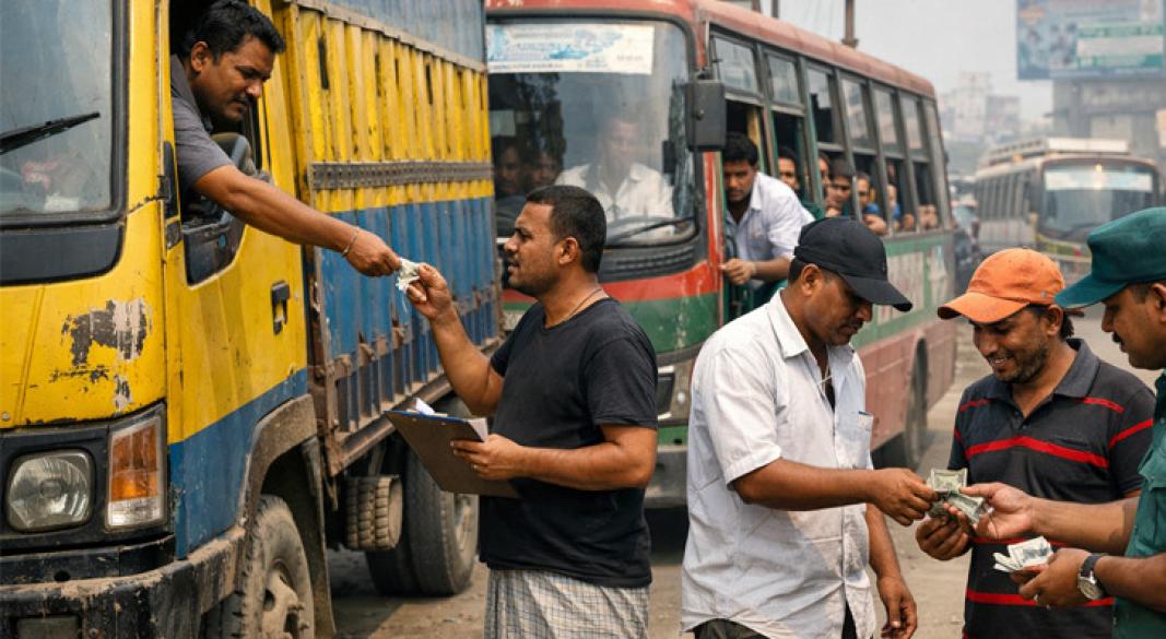 পরিবহন খাতে চাঁদা